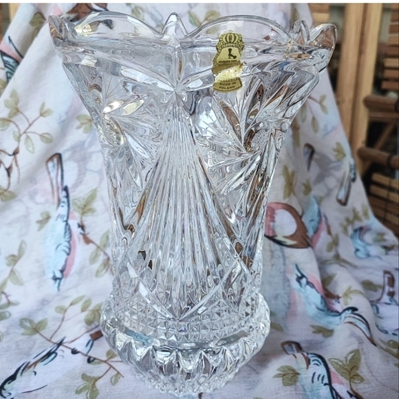 Waterford Marquis Heavy Crystal Signed Bowl Vase Trinket Dish Rose Serving Bowl - Picture 7 of 9